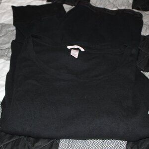Victoria' s Secret Thermal Pajama Set LN Size XXL Navy Blue